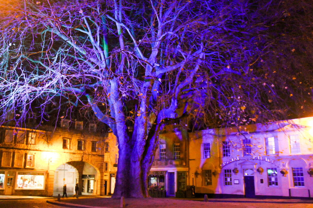 Christmas Light Trail illuminates Bath's streets and buildings The