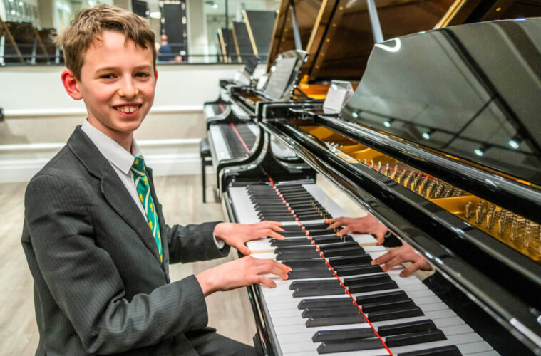 Piano player Royal High School Steinway Academy