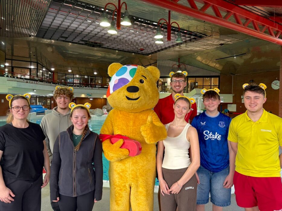 Children in Need's Pudsey and the fundraiser at Olympiad in Chippenham