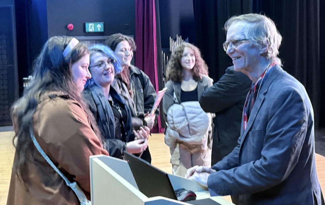 Antony Penrose, son of Lee Miller, at Wiltshire College and University 1
