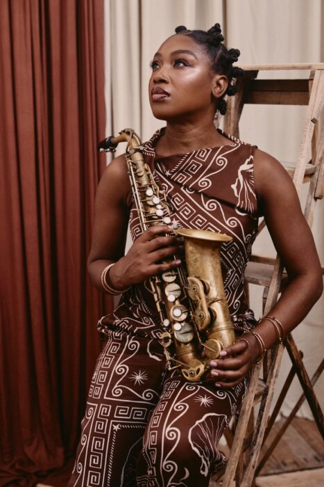 camilla george at the Wiltshire Music Centre