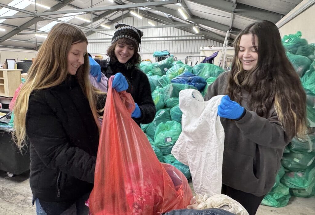 Fashion students upcycle clothes with Dorothy House