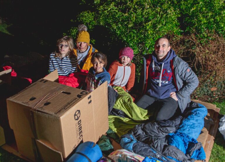 Local homelessness charity Julian House is encouraging families, friends and community groups to brave one night outdoors at the Big Bath Sleep-Out, returning to Alice Park on Friday 6 March.