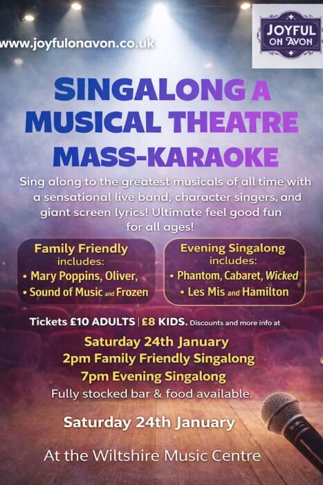 Singalong a musical theatre mass karaoke