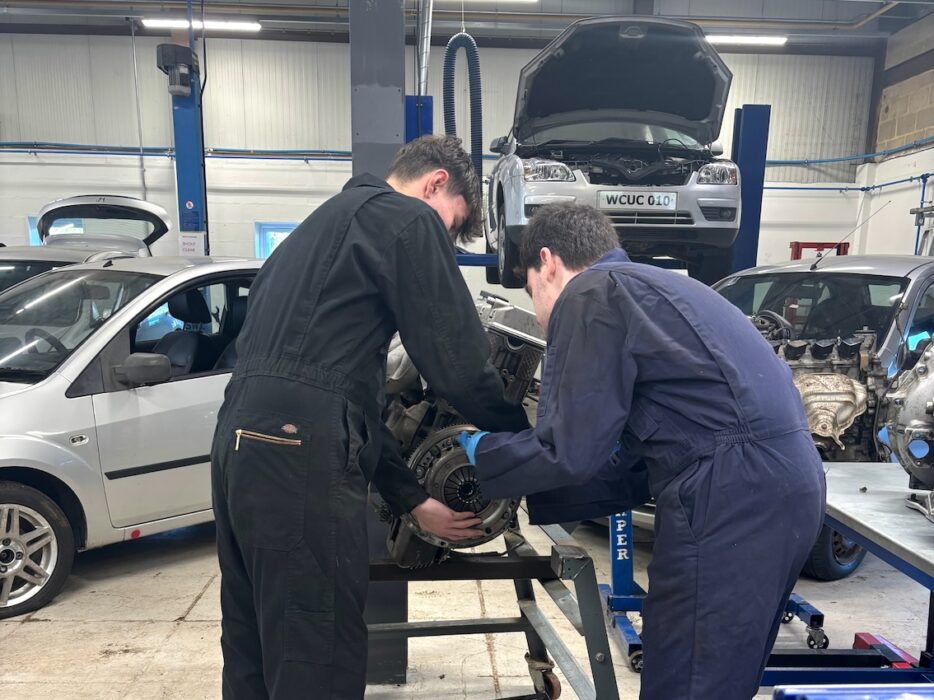 Wiltshire College students take part in industry-style automotive ...
