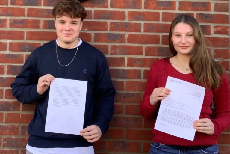 Two Sixth Form students at Kingsbury Green Academy in Calne have received prestigious offers from the University of Cambridge.