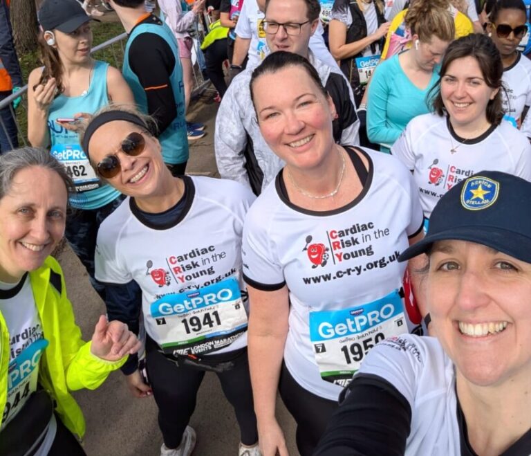 St Mary’s Catholic Primary School staff in Bath have raised nearly £6,000 for CRY after running the Bath Half in memory of Will Thomas.