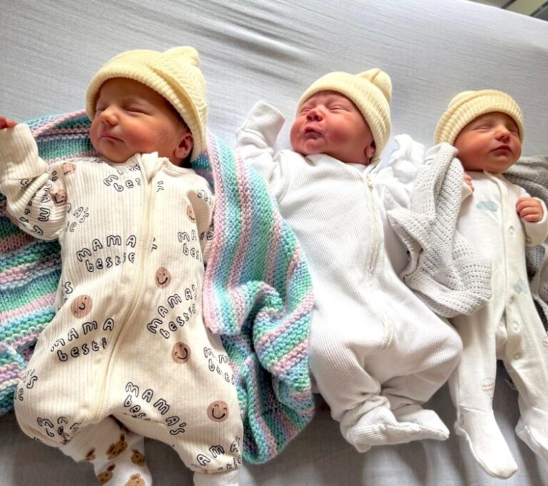 Three cousins, including identical twins, were born just hours apart at the RUH in Bath, creating an unforgettable family story.