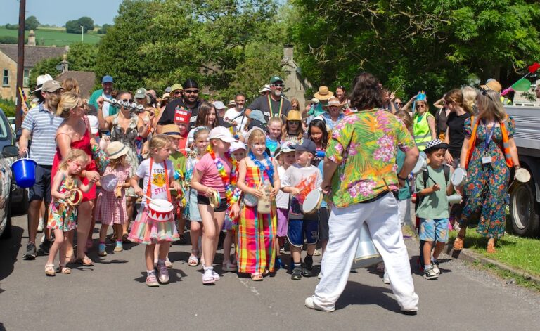 Pupils at Box Church of England Primary School wowed families with a colourful samba drumming performance at this year’s Box Revels.