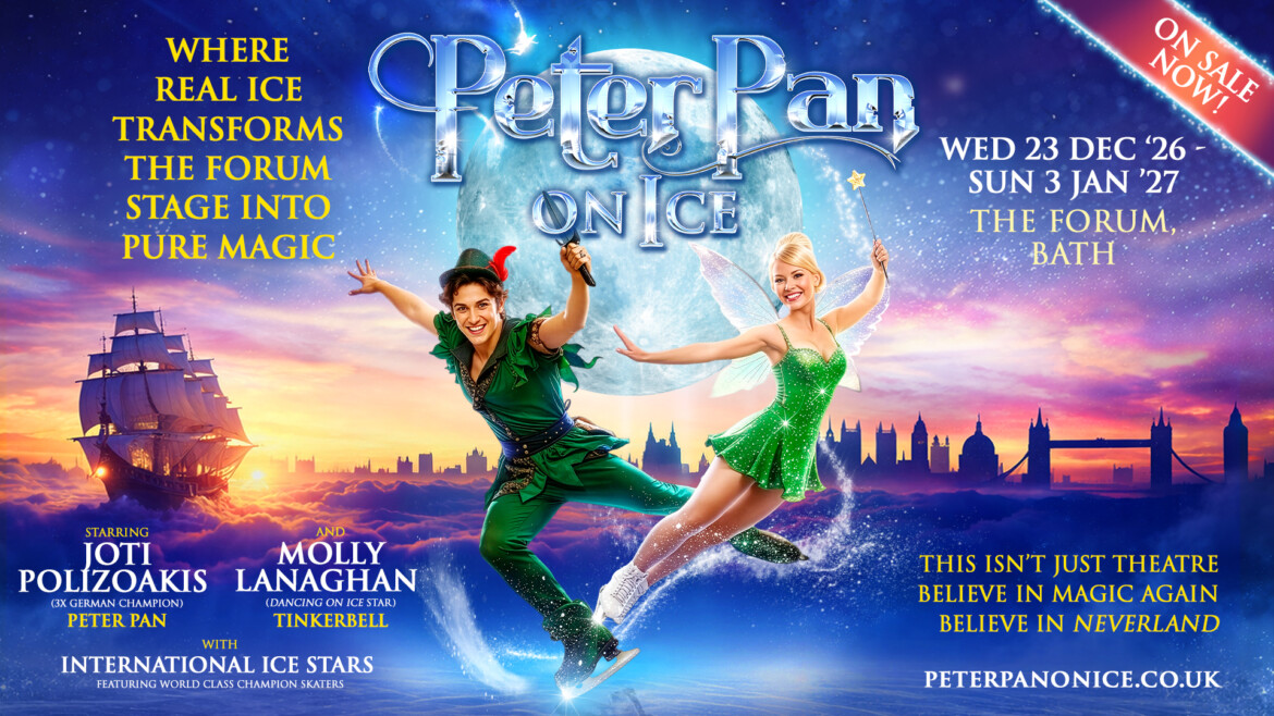 Peter Pan on Ice will arrive at Bath Forum from 23 December 2026 to 3 January 2027 with spectacular skating, aerial stunts and festive family fun.