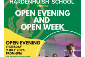 2025 26 Open Evening Flyer A4 724x1024