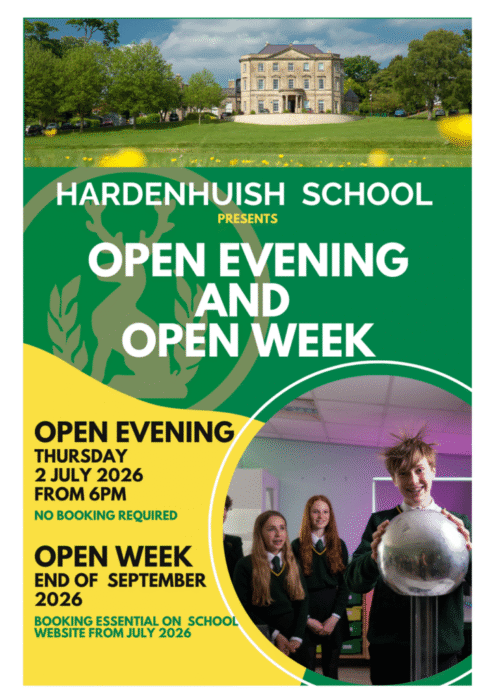 2025 26 Open Evening Flyer A4 724x1024
