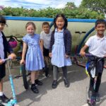 Children across The Partnership Trust marked Clean Air Day with cycling, scootering, poster competitions and activities promoting healthier, cleaner communities.