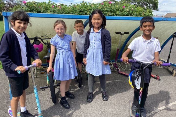 Children across The Partnership Trust marked Clean Air Day with cycling, scootering, poster competitions and activities promoting healthier, cleaner communities.