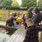 Nunney First School near Frome has opened a refurbished pond and new Tipi, creating exciting year-round outdoor learning opportunities for pupils.