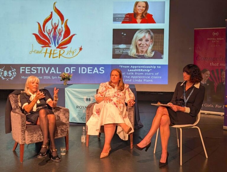 The Royal High School Bath's Festival of Ideas inspired girls through leadership workshops, filmmaking projects and talks from influential female role models.