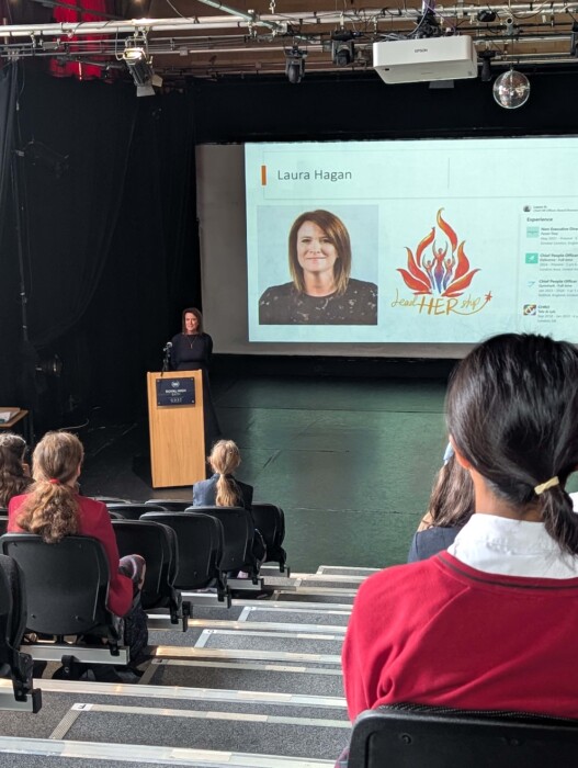 The Royal High School Bath's Festival of Ideas inspired girls through leadership workshops, filmmaking projects and talks from influential female role models.