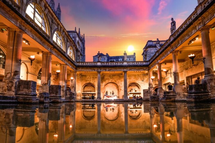 The Roman Baths will stay open until 10pm this summer, with live music, vinyl DJs, acoustic artists and a bath-side bar during Summer Lates.